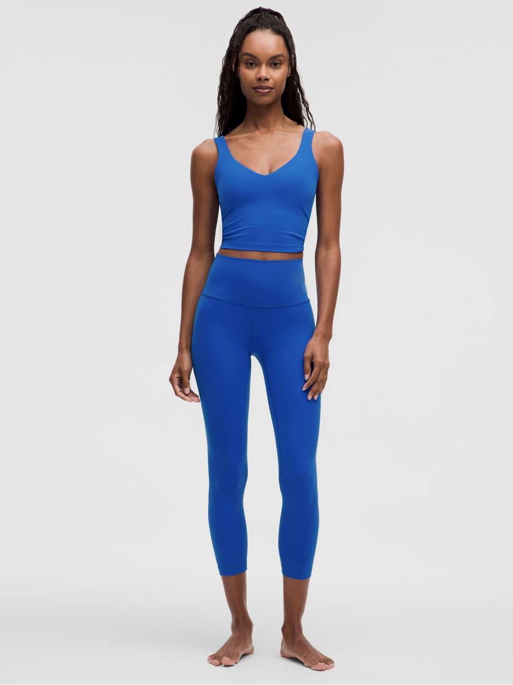 Lululemon Align High Rise Crop 23", Cerulean Blue, size 4